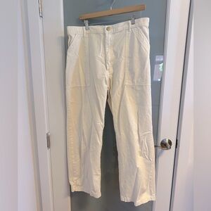 Big Bud Press Work Pants in Off White (XL)